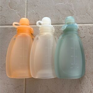 Little Haven Reusable Baby Food Pouches – Set of 3 (NEW)